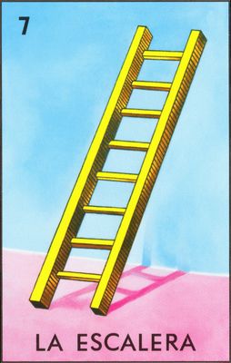La Escalera - Traditional Mexican Lotería Card #7
