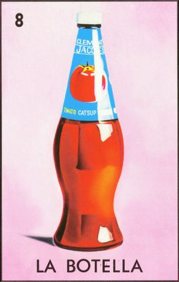 La Botella - Traditional Mexican Lotería Card #8