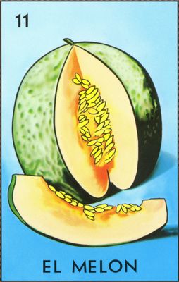 El Melon - Traditional Mexican Lotería Card #11