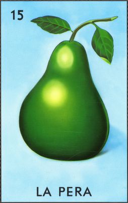 La Pera - Traditional Mexican Lotería Card #15