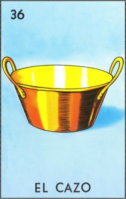 El Cazo - Traditional Mexican Lotería Card #36