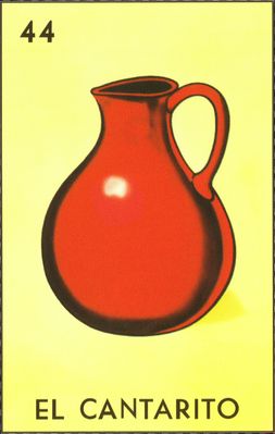 El Cantarito - Traditional Mexican Lotería Card #44