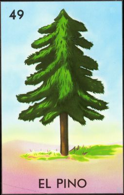 El Pino - Traditional Mexican Lotería Card #49