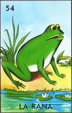La Rana - Traditional Mexican Lotería Card #54